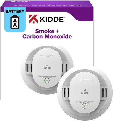 Kidde Smoke & Carbon Monoxide Detector, AA Battery-Powered, 30CUDR, 1 Pack