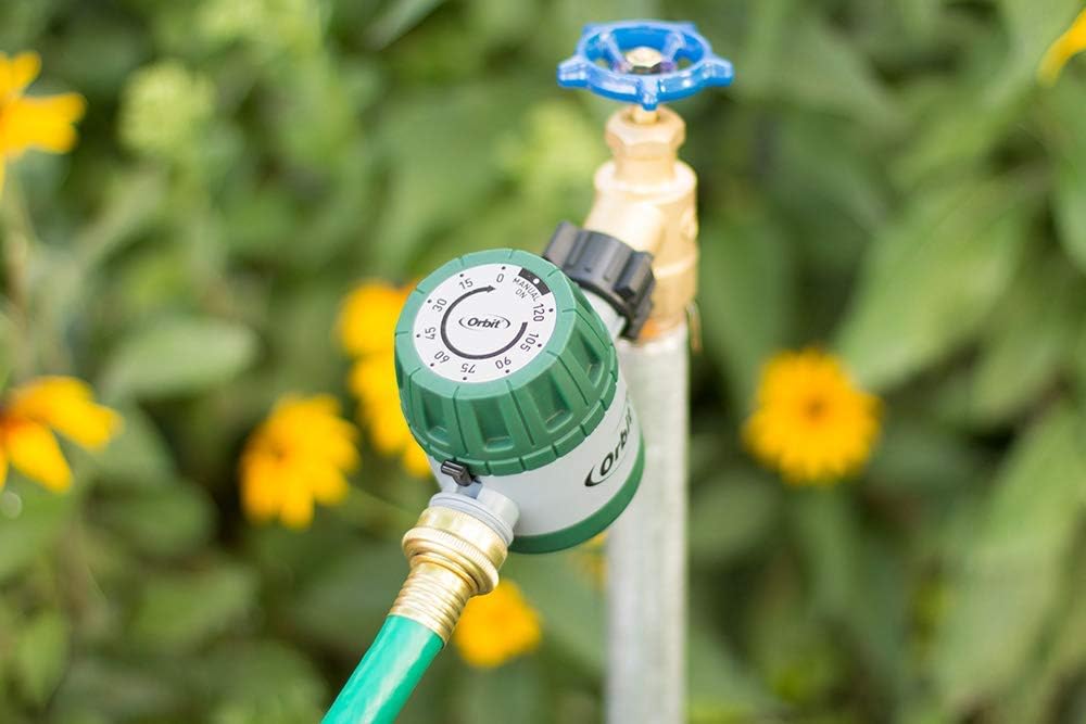 2-Pack Orbit 62034 Mechanical Watering Hose Timer, Colors May Vary (2, Green)