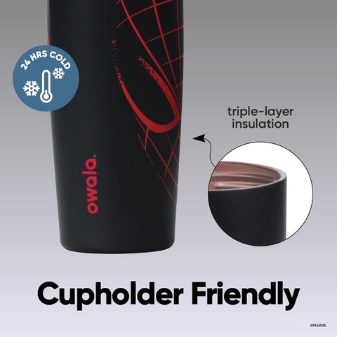 Owala Spider-Man FreeSip Sway Stainless Steel Water Bottle 30 oz
