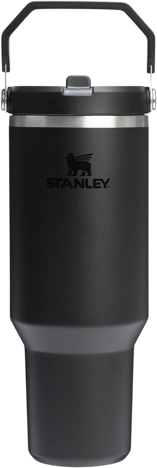 STANLEY IceFlow 2.0 Flip Straw Tumbler, 40 oz, Black 2.0