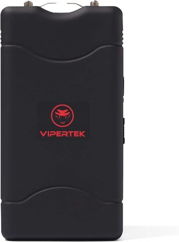 VIPERTEK VTS-880 Mini Stun Gun for Self Defense Rechargeable with LED Flashlight