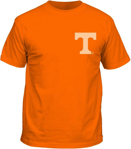 Tennessee Vols Men's Orange 2 Sided Smokey Portrait Short Sleeve T Shirt