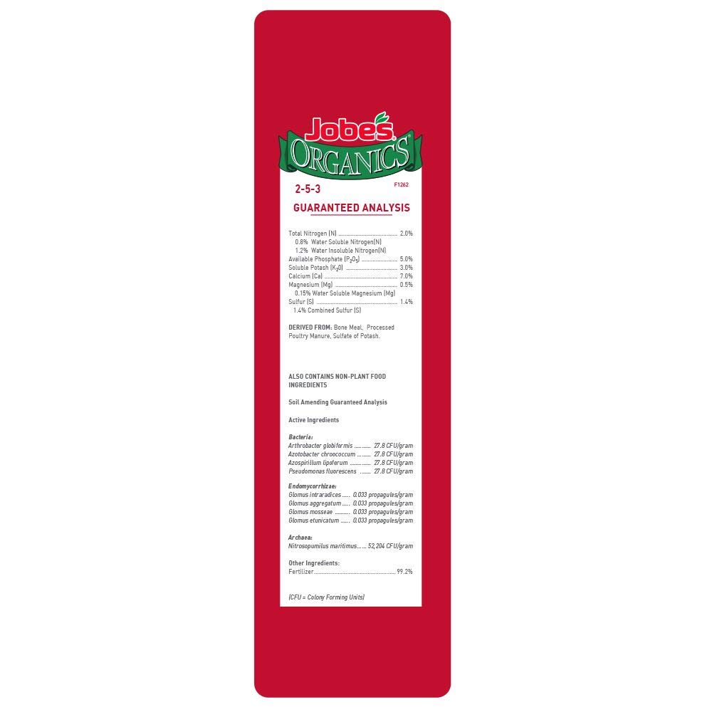 Jobe’s Organics Granular Garden Fertilizer, Easy Plant Care Fertilizer for Vegetable Gardens and Tomato Plants, 4 lbs Bag
