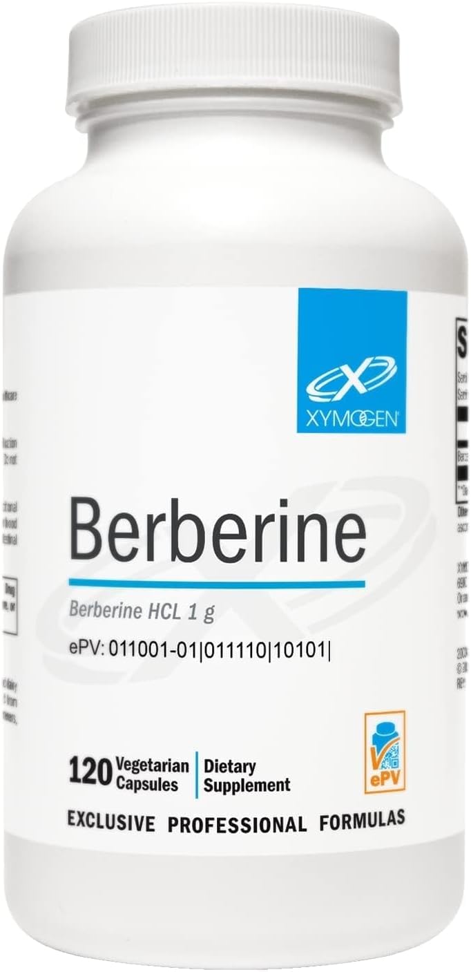XYMOGEN Berberine, 120 Capsules