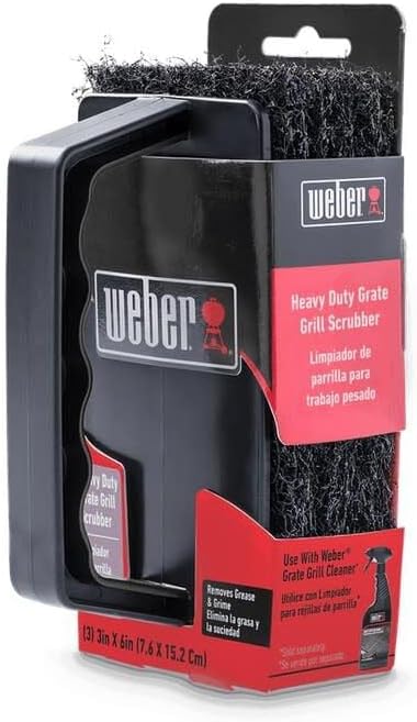 Weber® Grill Grate Scrubber, Grill Cleaning Accessory, Black