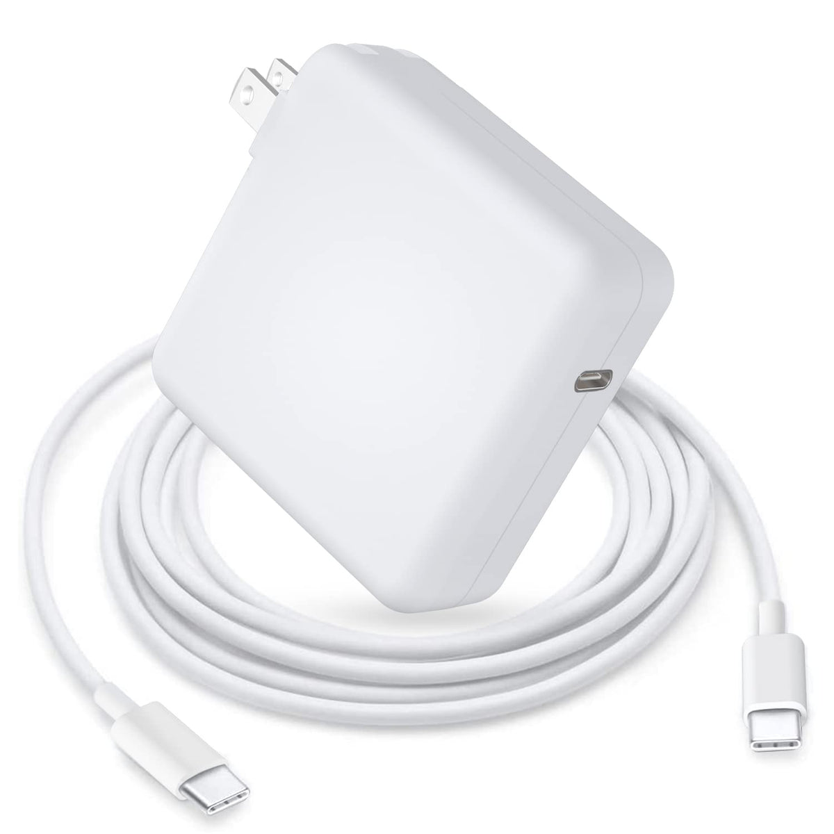 Mac Book Pro Charger - 87W USB C Power Adapter Compatible with 13/14/15 Inch After 2016, for Mac Book Air After 2018, Works 70W 67W 61W 30W 29W, Include Charge Cable（6.6Ft）