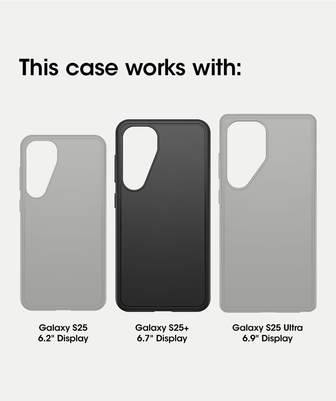 OtterBox Samsung Galaxy S25+ Commuter Series Case - Black