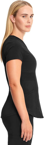 Cherokee Infinity Scrubs for Women V-Neck 4 Way Stretch 3 Pocket Scrub Top