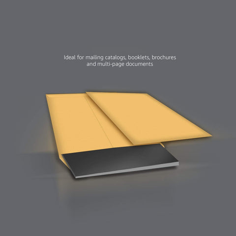 Amazon Basics Catalog Self Seal Mailing Envelopes, Peel and Seal, 10" x 13", Brown Kraft, 250-Pack
