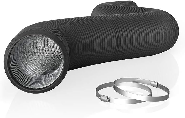 AC Infinity Flexible 6-Inch Aluminum Ducting, 25-Feet Long