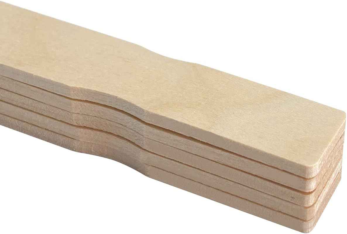 25 Pack Paint Stir Sticks, 12 Inch Wooden Paint Sticks for Mixing, Paint Stirrers, Garden and Library Markers