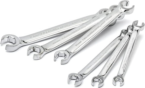 GEARWRENCH 6 Pc. Flare Nut Wrench Set, Metric - 81906