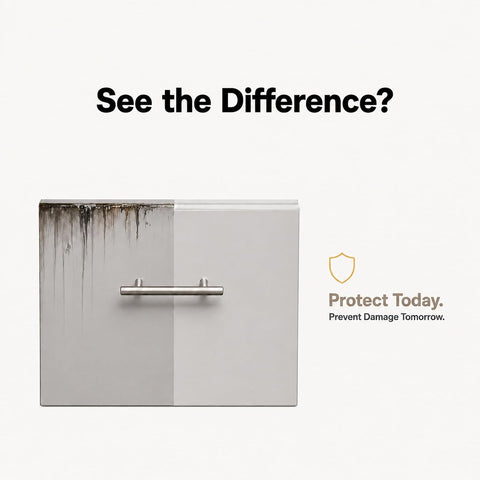 4 Pack 24" Length Cabinet Door Protector Edge Guard for Kitchen Cabinet