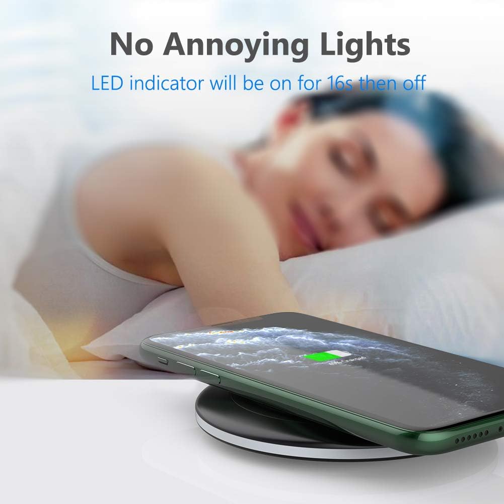 Yootech Wireless Charger,10W Max Wireless Charging Pad(No AC Adapter)