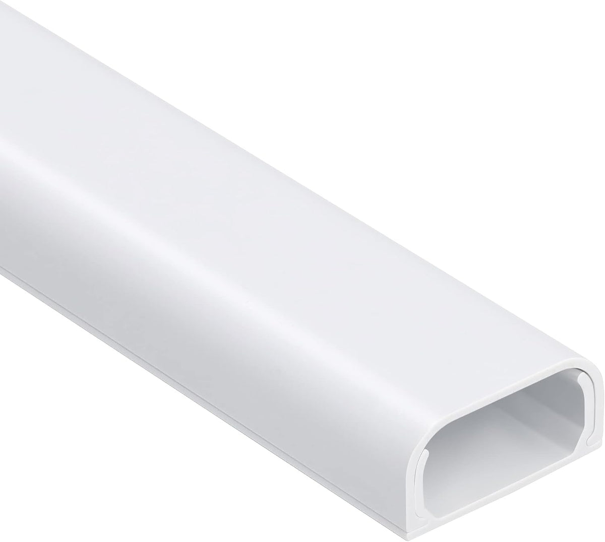 ZhiYo 73" Cord Covers for Wires on Wall, White Cord Hider, 0.95" W x 0.47"