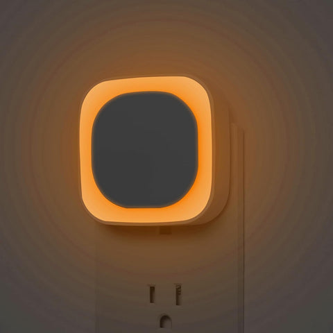 YUNLEX 2 Pack Amber Night Light Plug into Wall, Eye-Care Glow for Kids