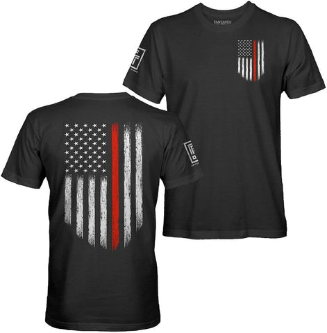 Fantastic Tees American Patriotic USA Flag Men's T-Shirt