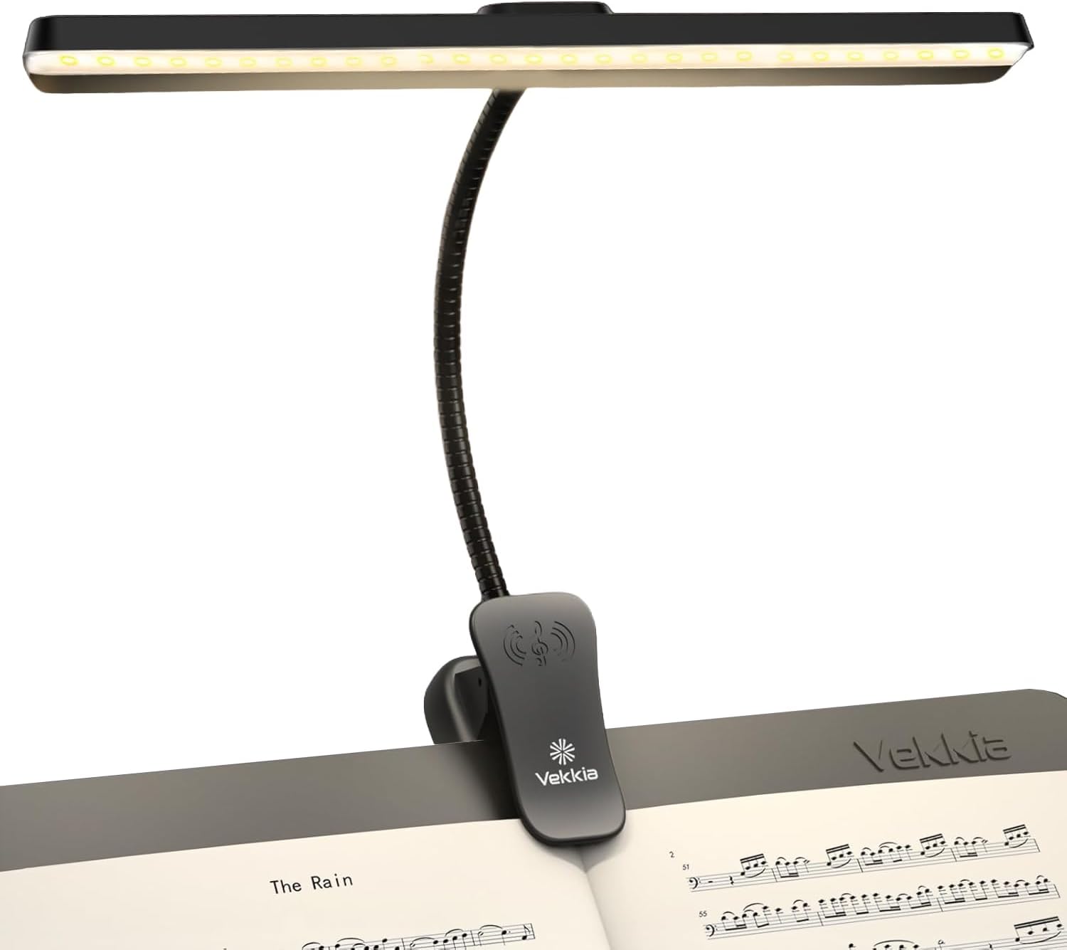 Vekkia Professional 88 LED Rechargeable Music Stand Light