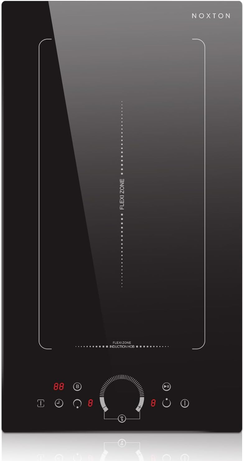Noxton Double Induction Cooktop, Upgraded Induction Stovetop with Flex Zone