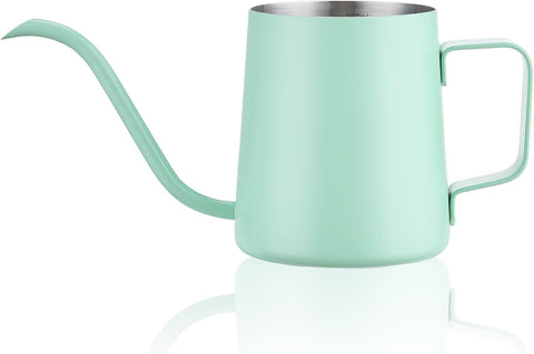 Doseno Green Small Watering Can for Seedlings & Indoor Plants, 12 oz