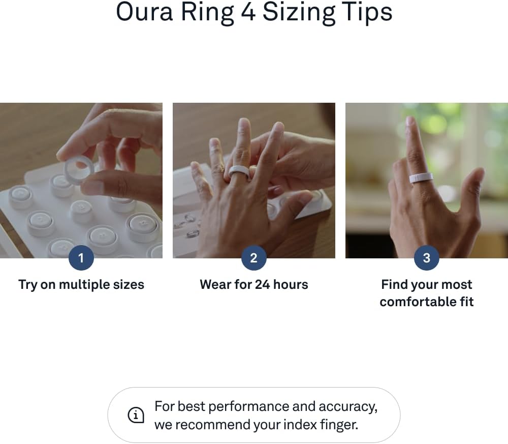 OURA Ring 4 Sizing Kit - Size Before You Buy the Ring 4