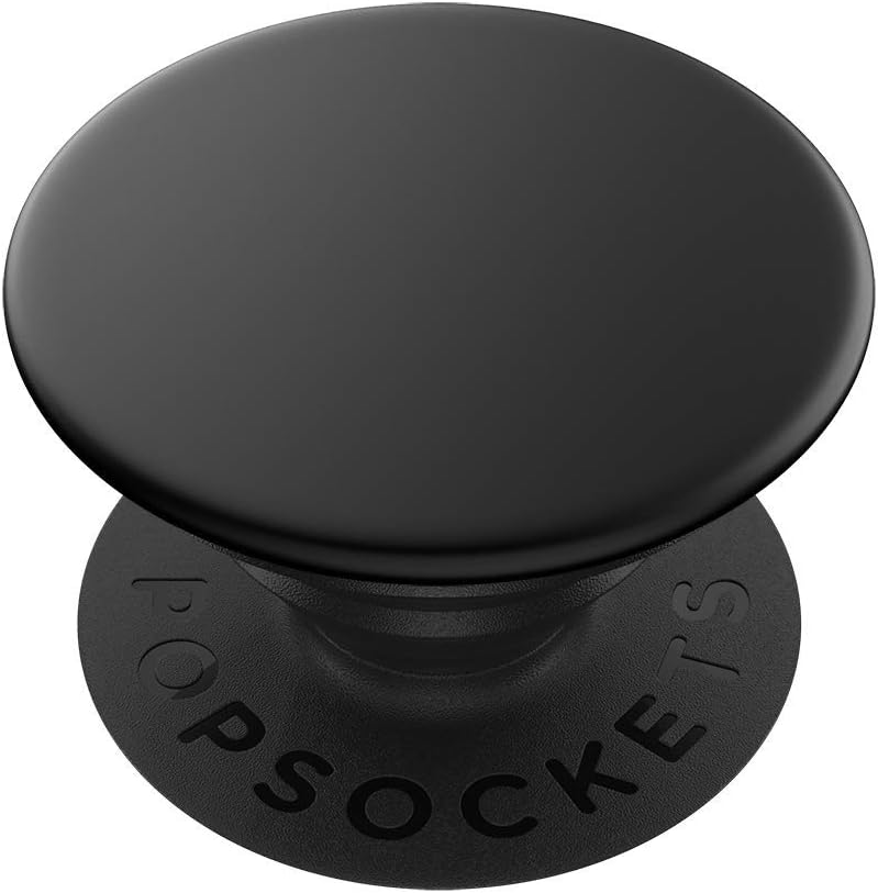 PopSockets Adhesive Phone Grip, Holder- Aluminum Black