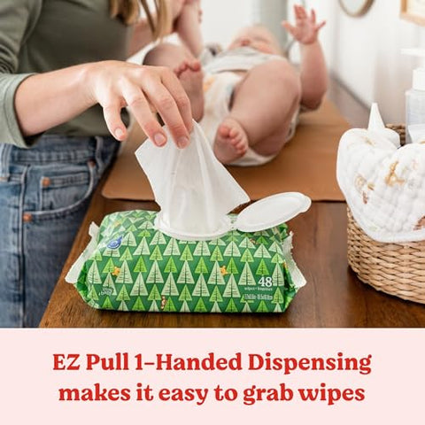 Huggies Natural Care Sensitive Baby Wipes, Unscented, Hypoallergenic, 99% Purified Water, 15 Flip-Top Packs (960 Wipes Total)