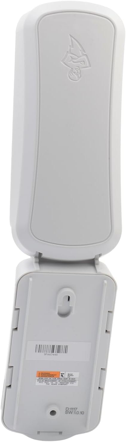 Genie Garage Door Opener Wireless Keyless Keypad - Safe & Secure Access - Compatible with All Genie Intellicode Garage Door Openers - Easy Entry into the Garage With a PIN - Model GK-R, White