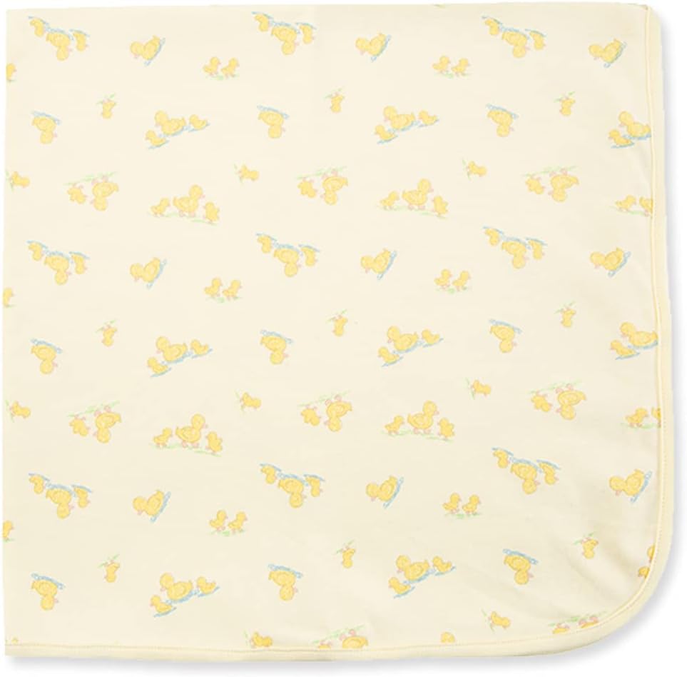 Little Me Baby Gender Neutral Swaddling Receiving Blanket, Duckies, OS