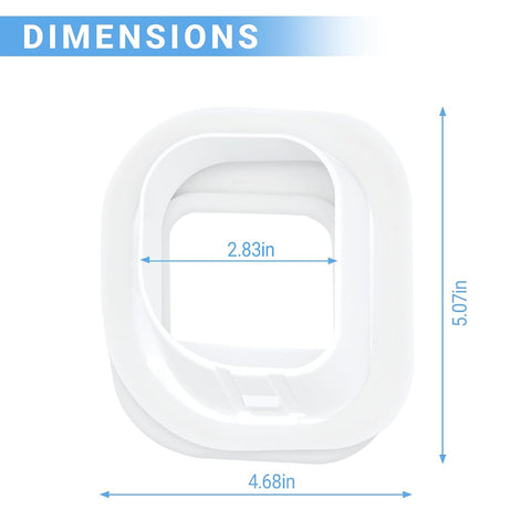DA97-12594A Ice Chute Gasket Cap Replacement for Samsung Refrigerator - Compatible with RF28HMEDBSR RF28JBEDBSR Models - Durable Ice Maker Gasket