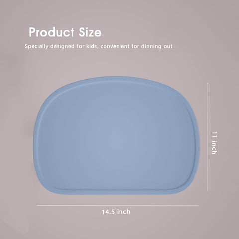 Cuddle Campus Set of 3 Silicone Placemats for Kids Toddlers & Babies