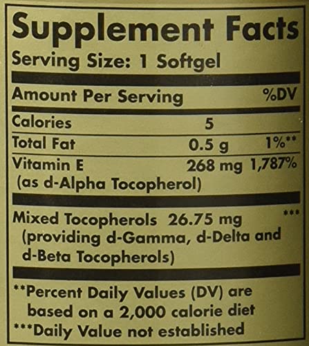 Solgar Vitamin E 268 Mg (400 Iu) 100 Servings, 100 Count (Pack of 12)