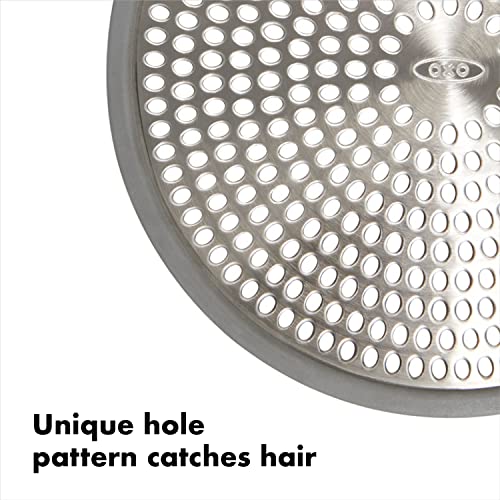 OXO Good Grips Shower Stall Drain Protector, Stainless