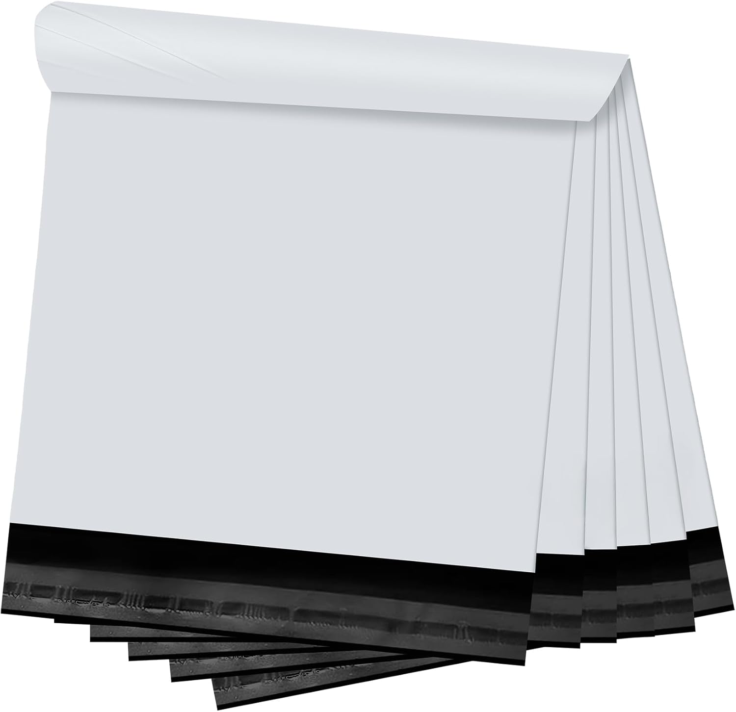 KKBESTPACK White Poly Mailers 9x12 in, Mailing Envelopes, 100 Pcs
