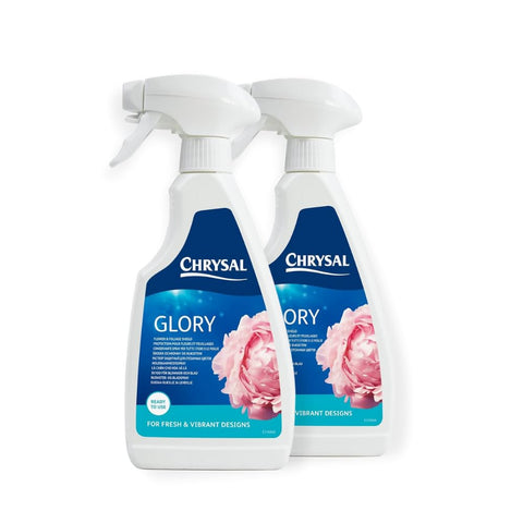 Chrysal Glory Flower and Foliage Finish — Floral Supplies for Fresh Flowers — Spray for Fresh Cut Flower Arrangements — Cut Flower Preservative Spray — Ideal Florist Supplies (2 Pack)