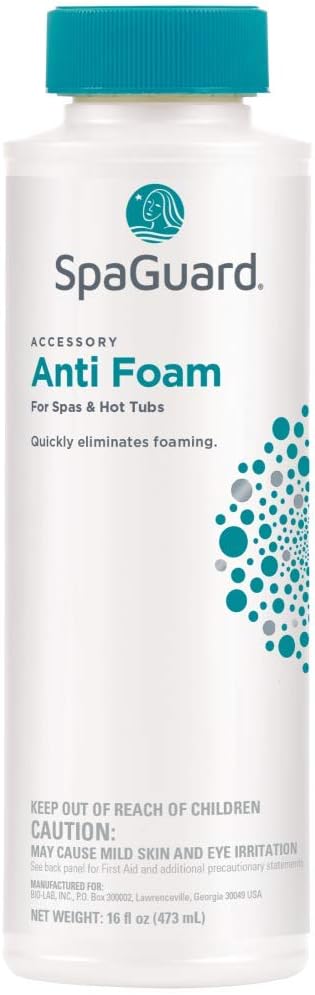 SpaGuard Spa Anti-Foam for Spas & Hot Tubs, 1 Pint, Single Pack