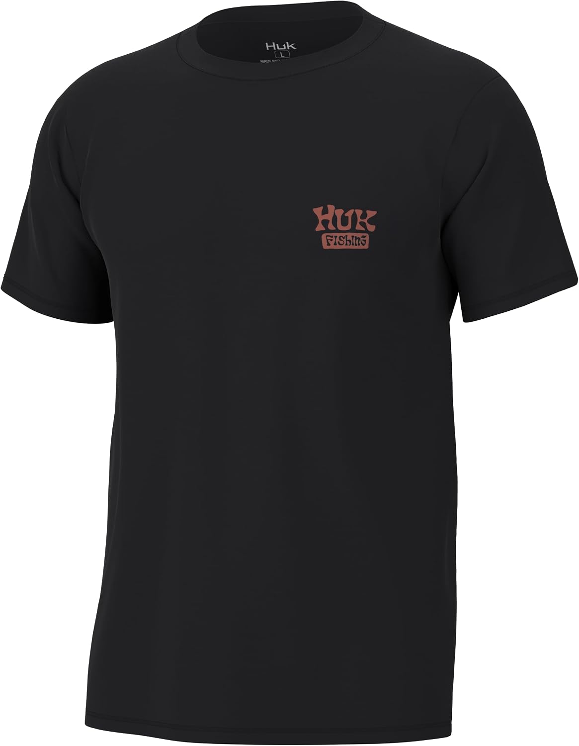 HUK Mens Performance Fishing Logo Tee, Short Sleeve T-Shirt for Men