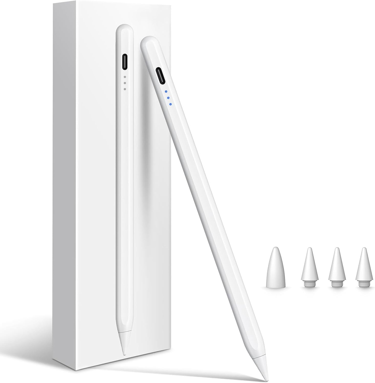 Cisteen Stylus Pen for iPad 2026-2018 with Faster Charge,Tilt Sensor Pencil Compatible with iPad 10/9/8/7/6,11th A16,Air 11/13 M2/M3/M4,Pro 11/13 M4/M5,Pro 12.9",Air 5/4/3,Mini 7/6/5