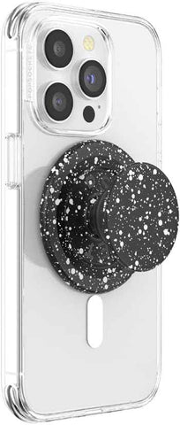 PopSockets Phone Grip for MagSafe, Magnetic Holder- Black Speckle