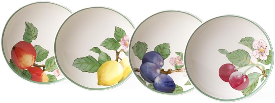 Villeroy & Boch French Garden Fleurence Pasta Bowl, Premium Porcelain, Made in Germany, 9.25 in/37 oz, White/Colored