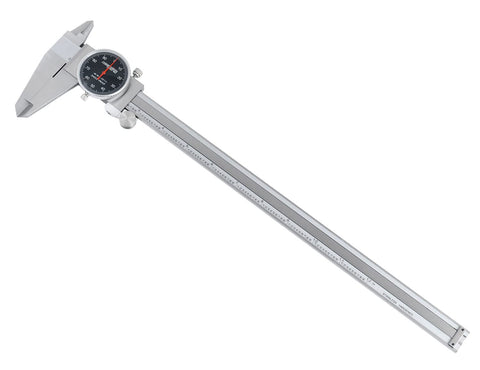 Accusize Black Face Red Needle Dial Caliper 0-12 in, P920-B212
