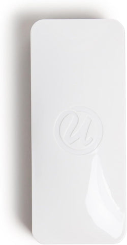 U Brands Magnetic Dry Erase Board Felt Eraser, 2"x5"x1", White, Lightweight Modern Design