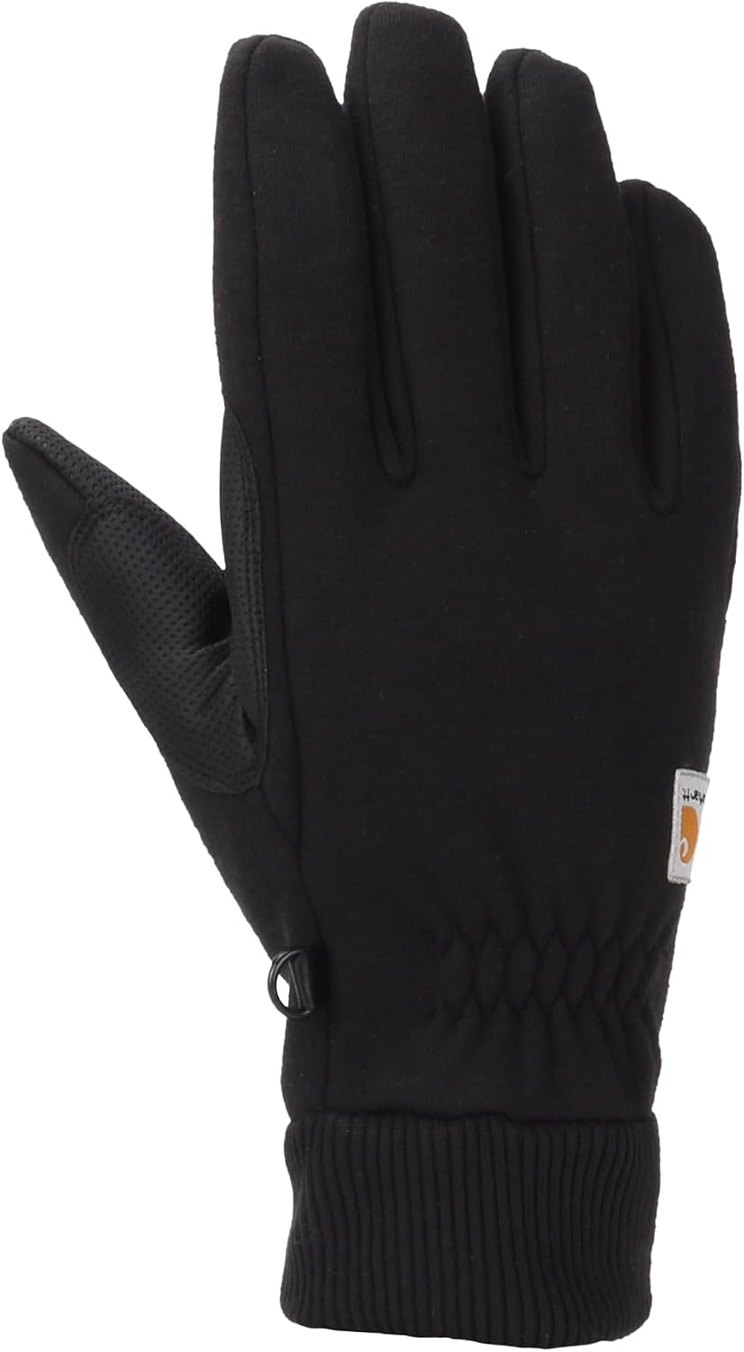 Carhartt Men's Wind Fighter Thermal-Lined Fleece Touch-Sensitive Knit Cuff Glove