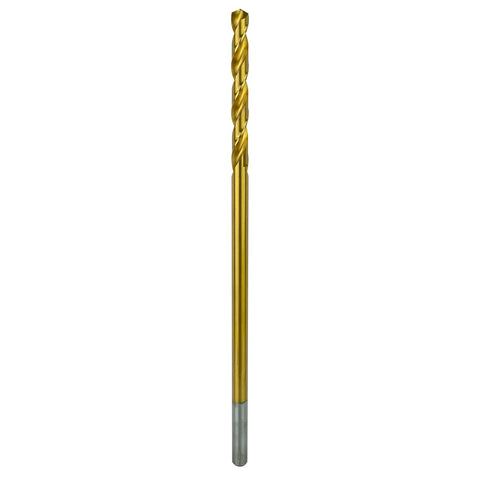 Greycore Tools 3/8 Inch x 12 Inch Cobalt Aircraft Extension Bit – M35 Cobalt Drill Bit, Industrial Titanium Coating – Drill Bits for Steel, Hard Metal, Cast Iron, Wood, Plastic (3/8" x 12")