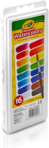 Crayola Watercolor Paint Set for Kids, Washable Paint, School Art Supplies