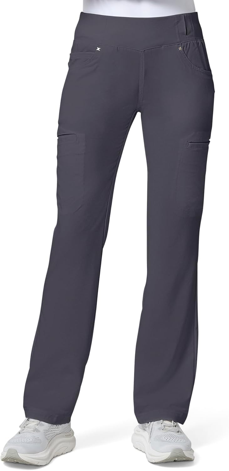 Cherokee Iflex Scrubs for Women Straight Leg Scrub Pants with 6 Pockets