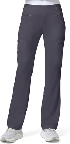 Cherokee Iflex Scrubs for Women Straight Leg Scrub Pants with 6 Pockets