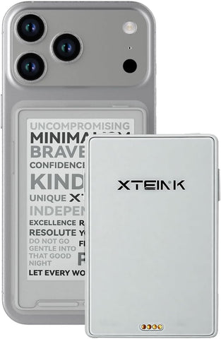 XTEINK X3 3.7" Pocket E-Ink eBook Reader, Mist Gray