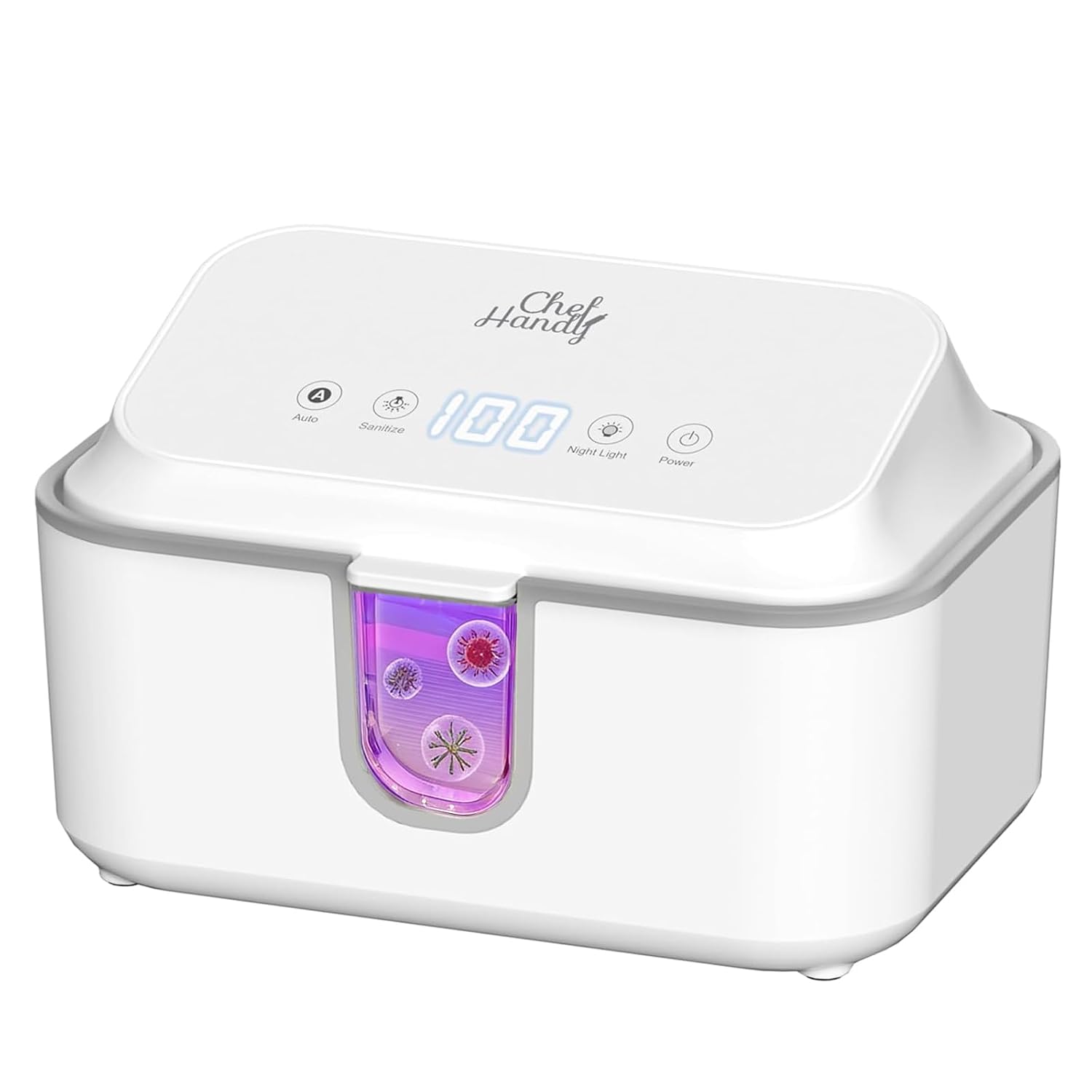 Wipe Warmer with UV Sanitizer, Large Capacity for Baby & Adult Wipes, White