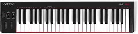 Nektar, 49-Key Midi Controller (SE49),Black white Grey